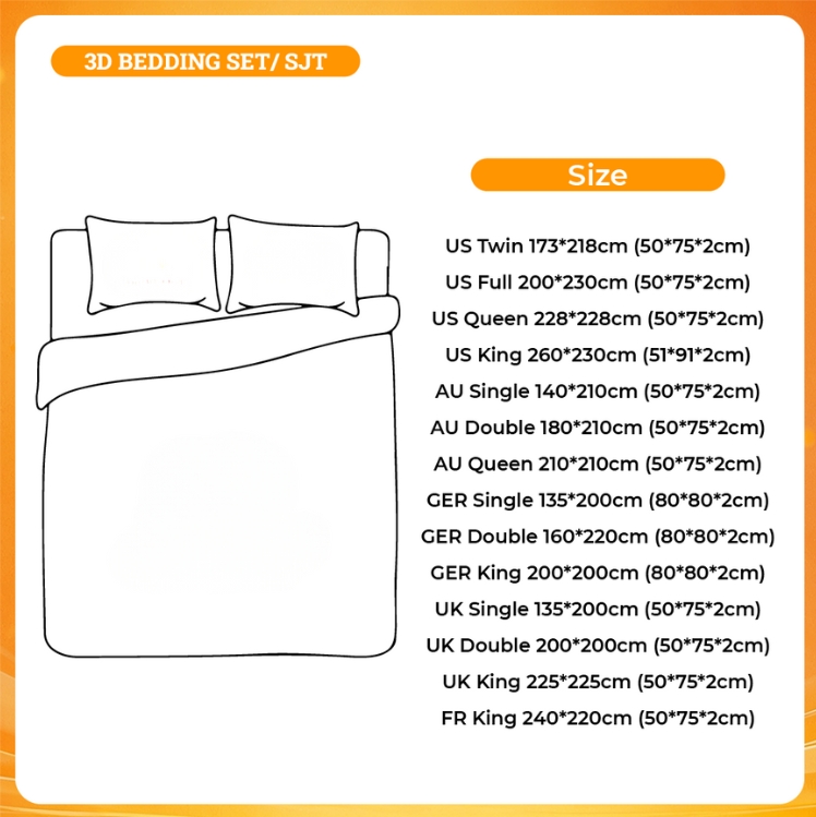 3D BEDDING SET - Initial D Store