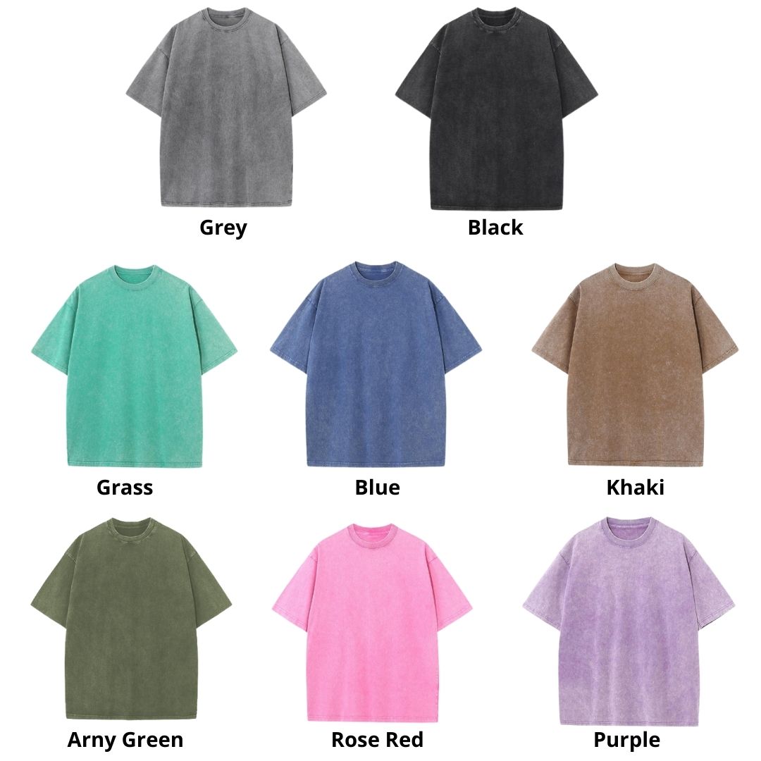 Mineral Wash T Shirt Color - Initial D Store